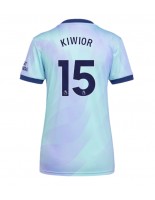 Arsenal Jakub Kiwior #15 Tredjedrakt Dame 2024-25 Korte ermer